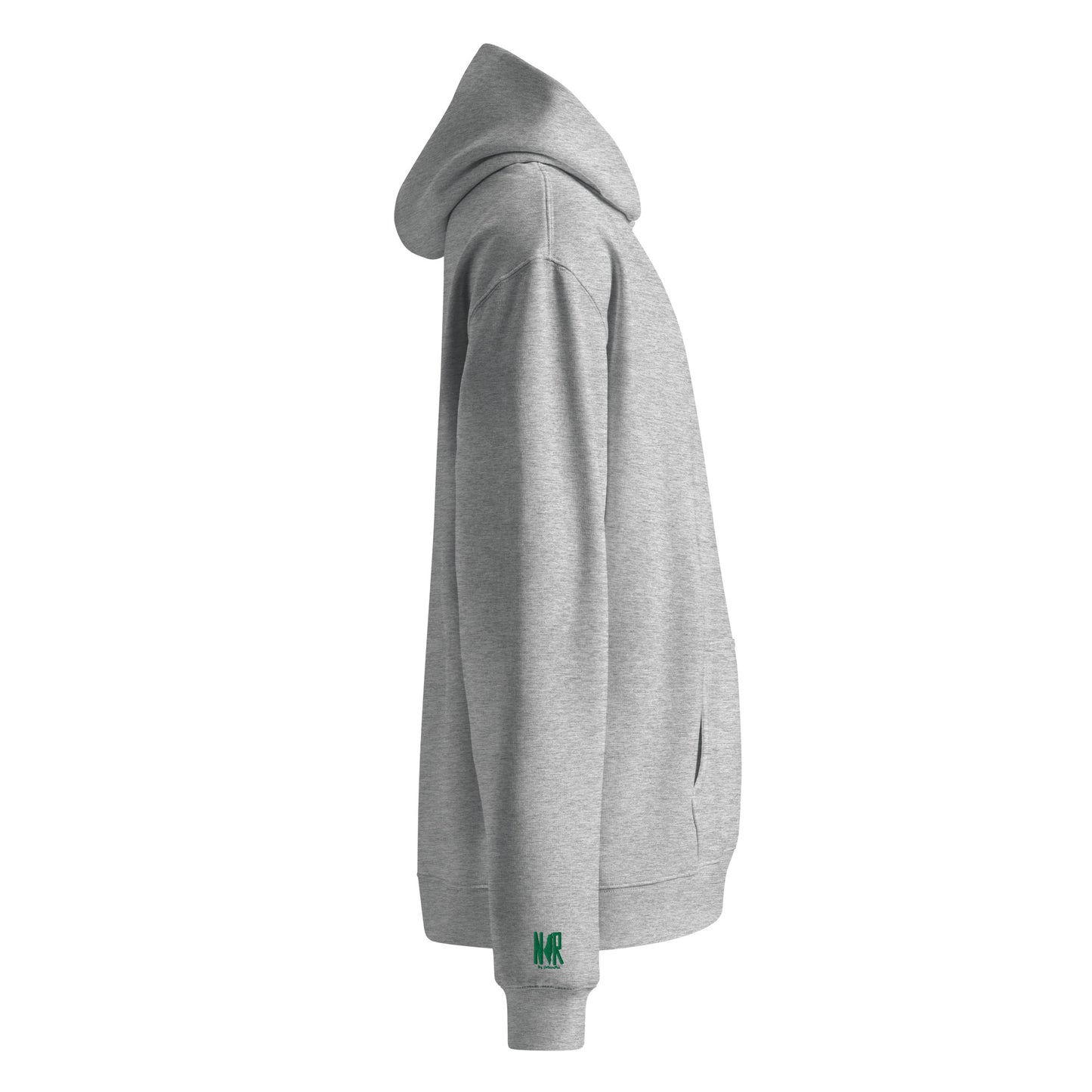 Comfortable oversized hoodie with olive branch key cultural design