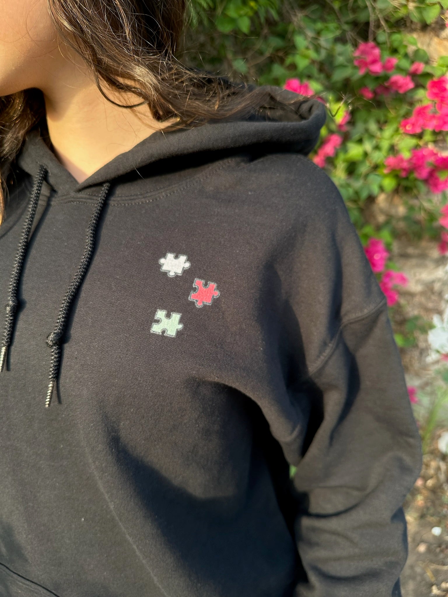 Cultural hoodie featuring symbolic Handala illustration design