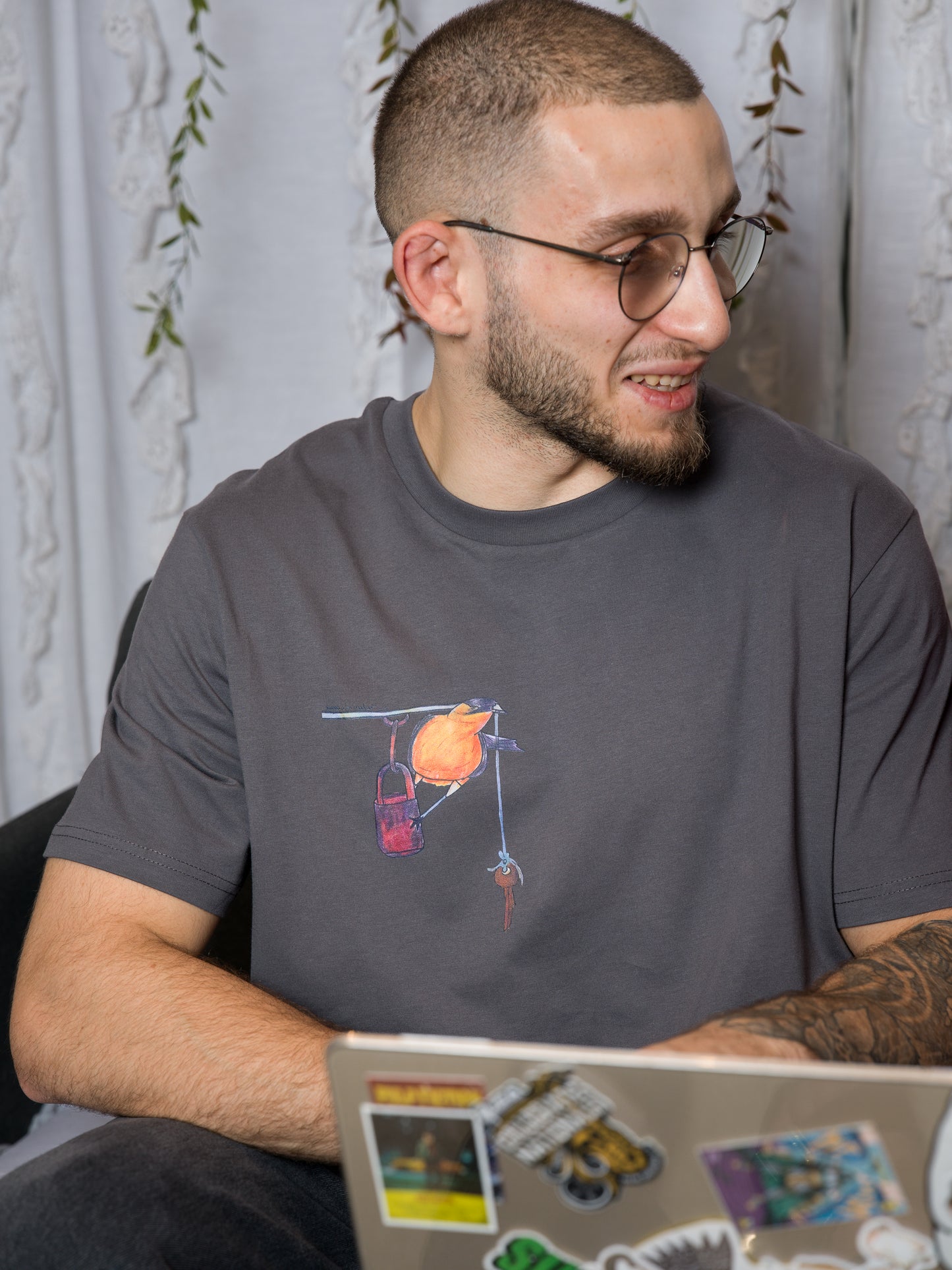 Camiseta T-fil de Key by Sana