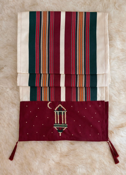 Authentic Majdalawi table runner crafted by skilled artisans