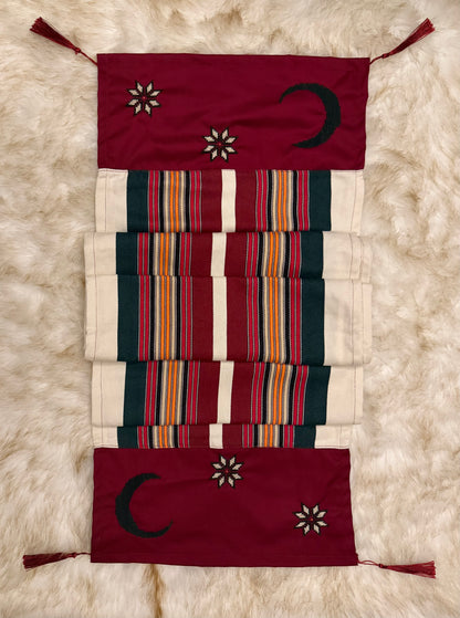 Authentic Majdalawi textile table runner sourced from Hebron