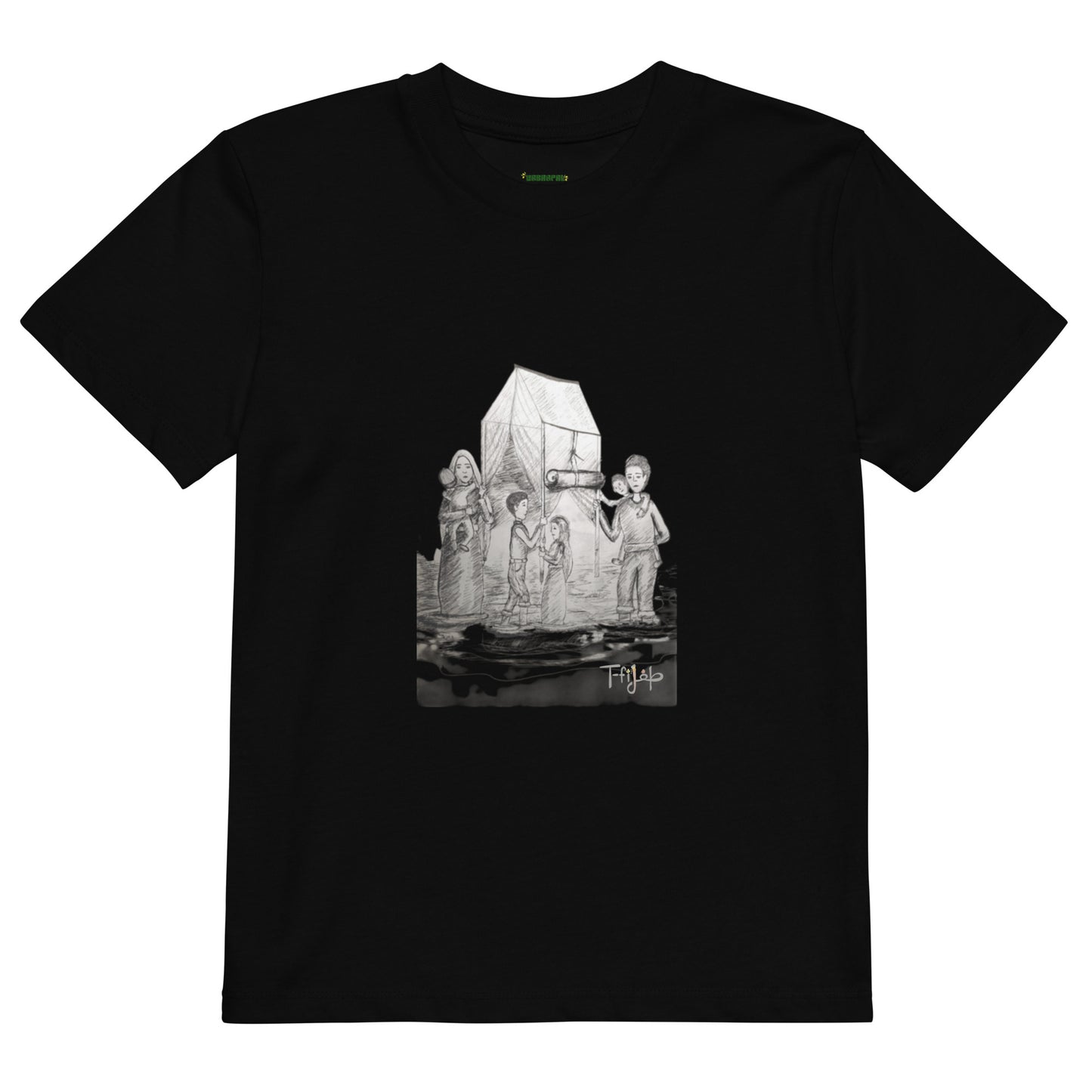 Typography artwork featuring Taima quote about strength through hardship