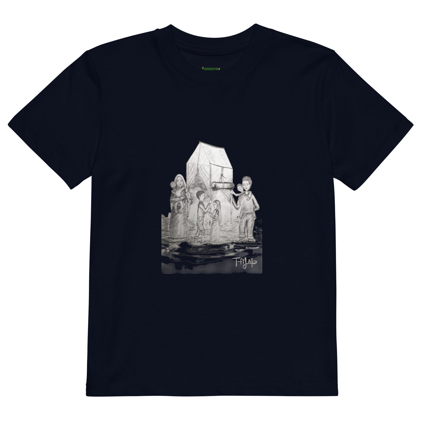 Graphic design displaying a powerful quote on resilience and endurance