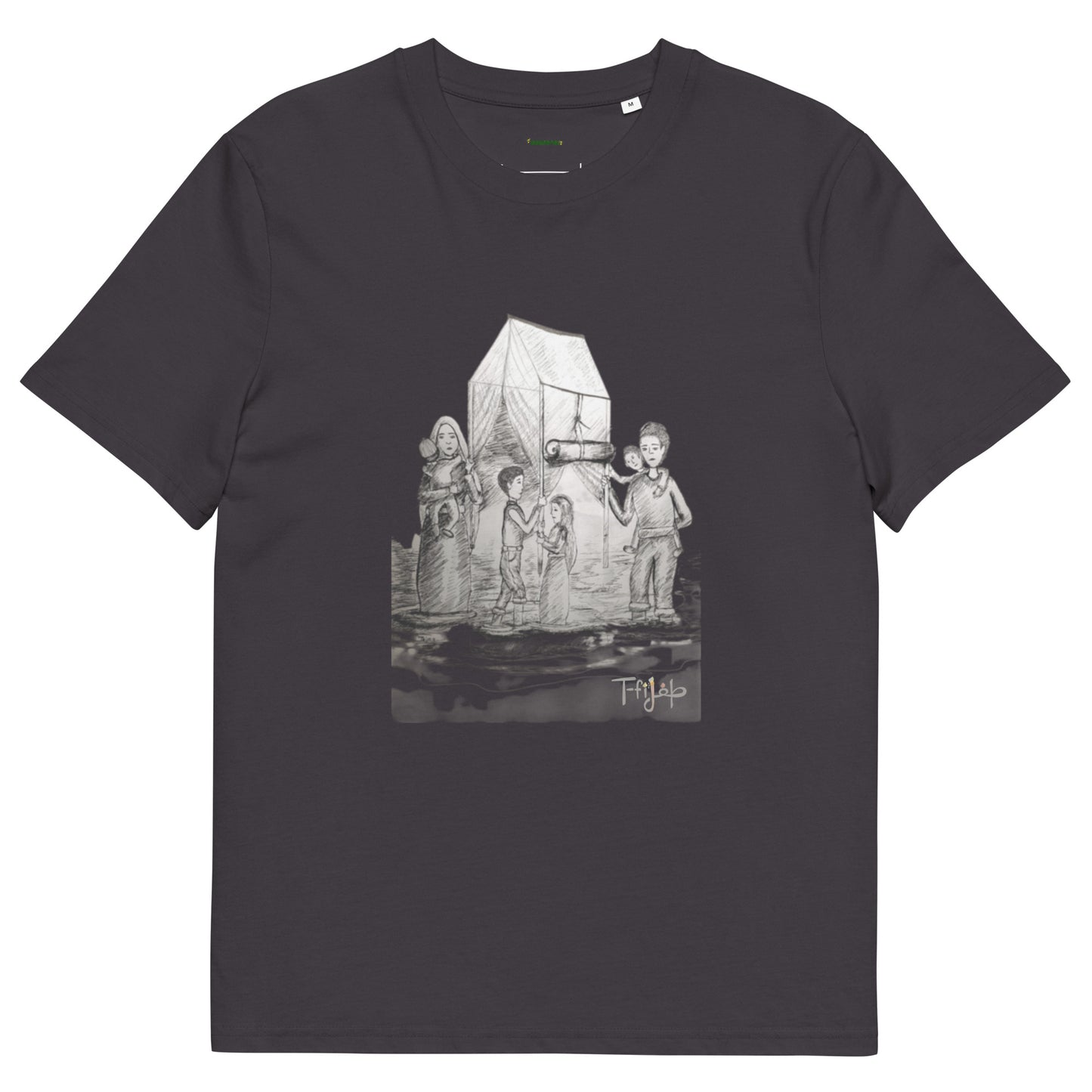 Storytelling artwork featuring Taima quote about perseverance