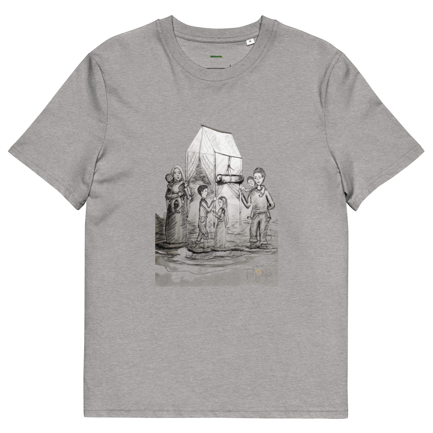 Creative graphic artwork with Taima quote about enduring hardship