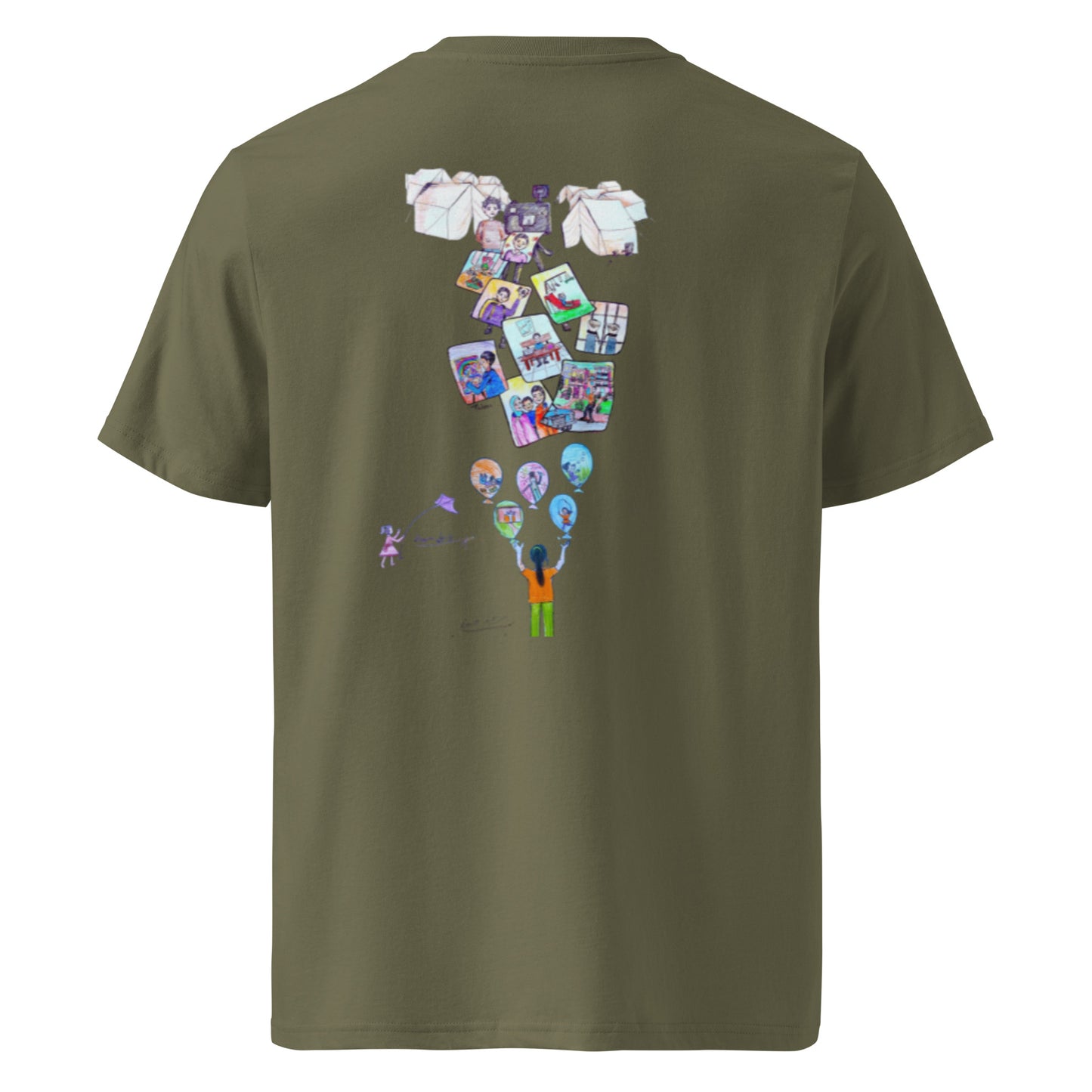 Unique artistic design representing hope and imagination