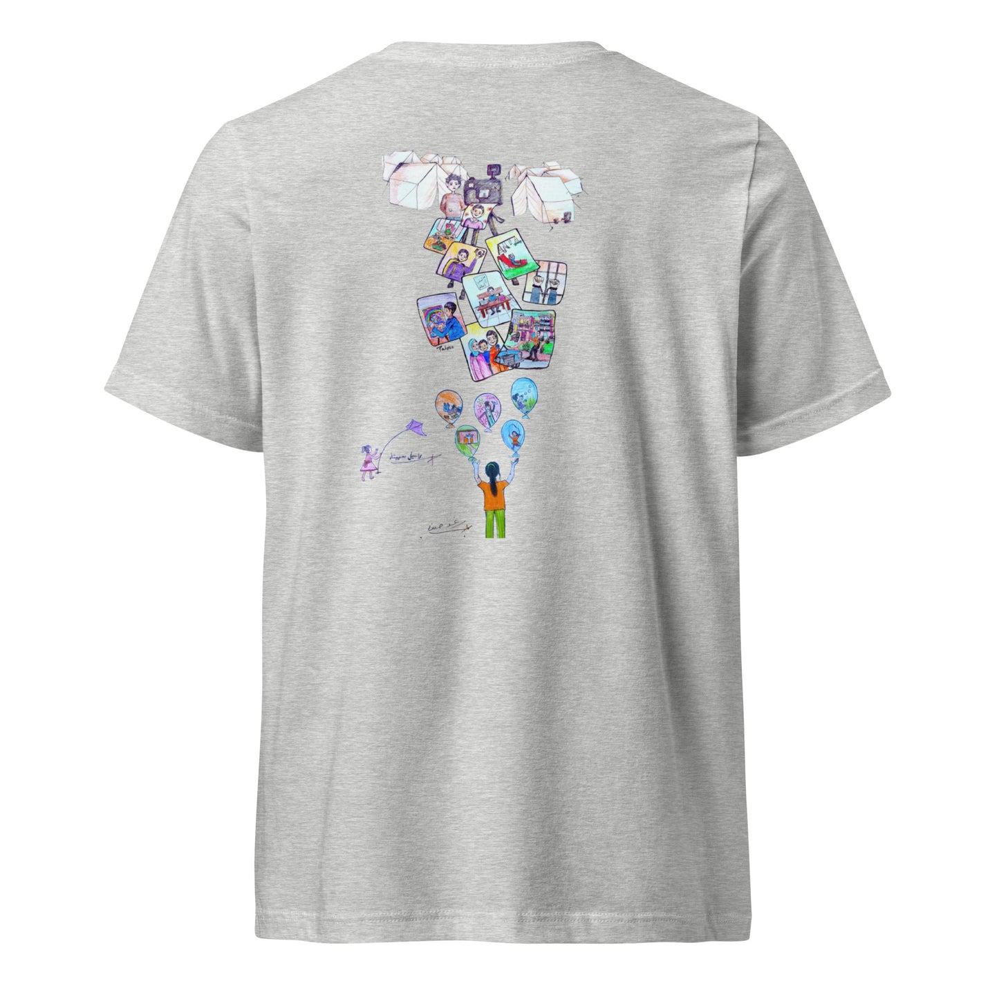Taima Raghad and Raseel artwork inspired design celebrating hope and dreams